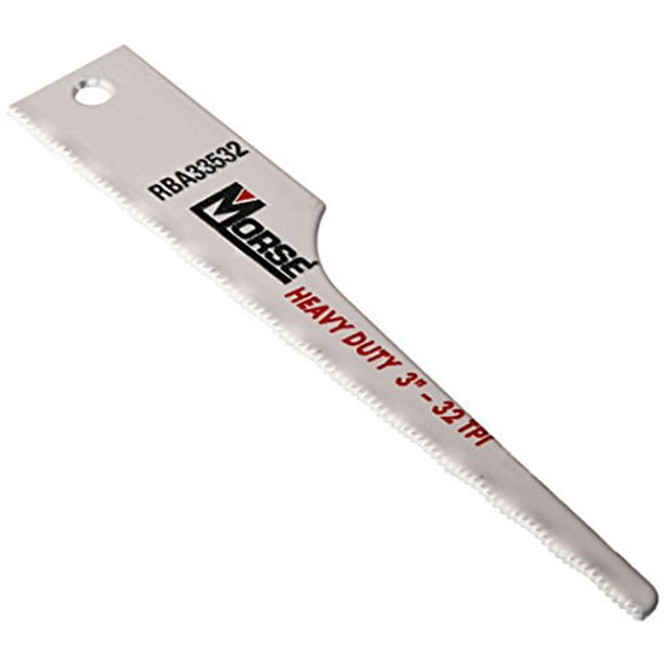 3" x 32 TPI Morse Air Saw Pneumatic Bi Metal Reciprocating Saw Blades 5 Pack 3" x 32 TPI Morse Air Saw Pneumatic Bi Metal Reciprocating Saw Blades 5 Pack